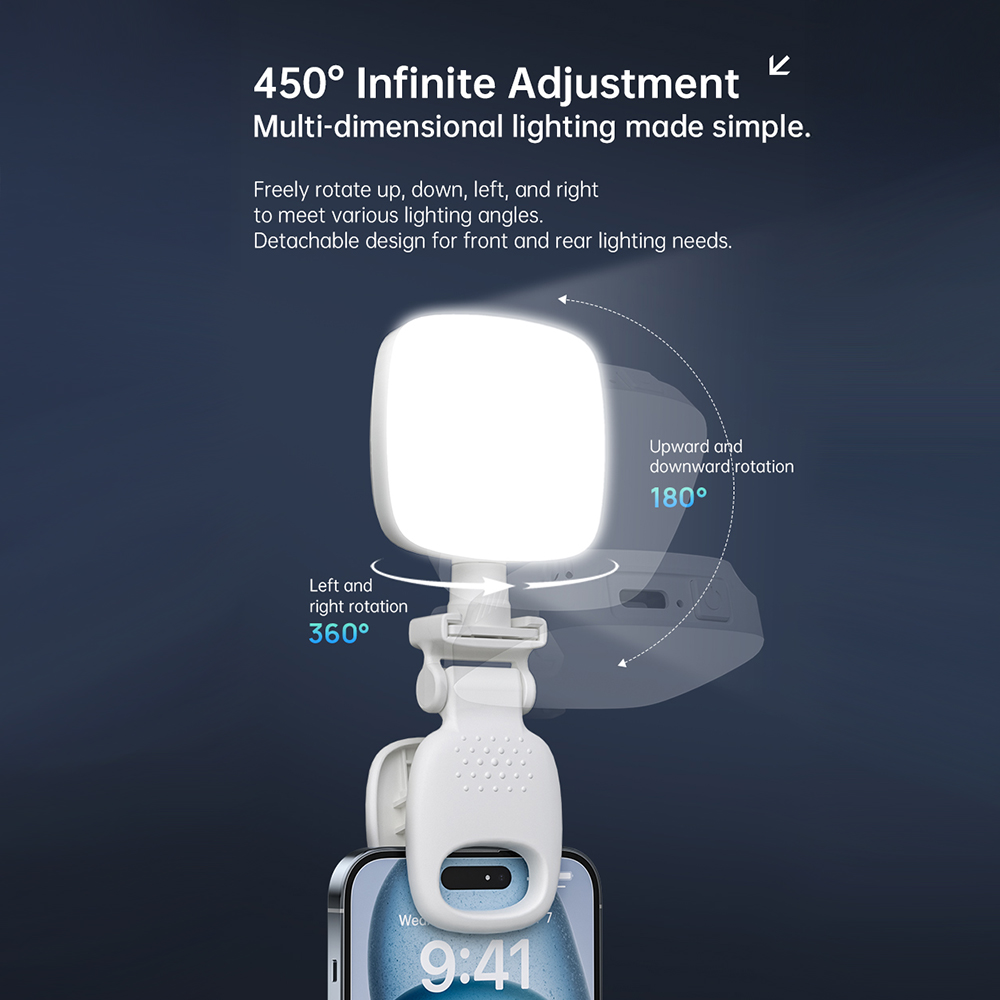 Portable Clip On Mini LED Self - Photography Lighting Handheld recension och pris