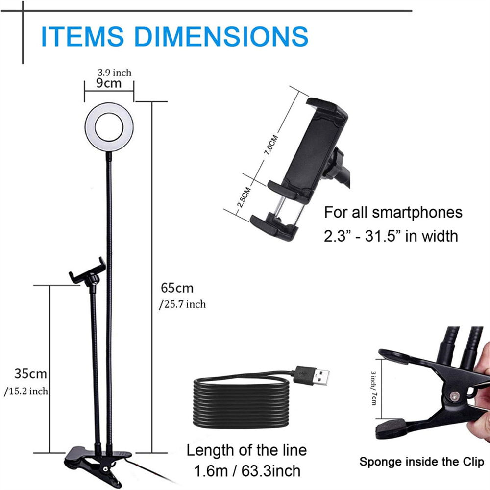 Universal Flexible Mobile Phon - Photography Lighting Description recension och pris
