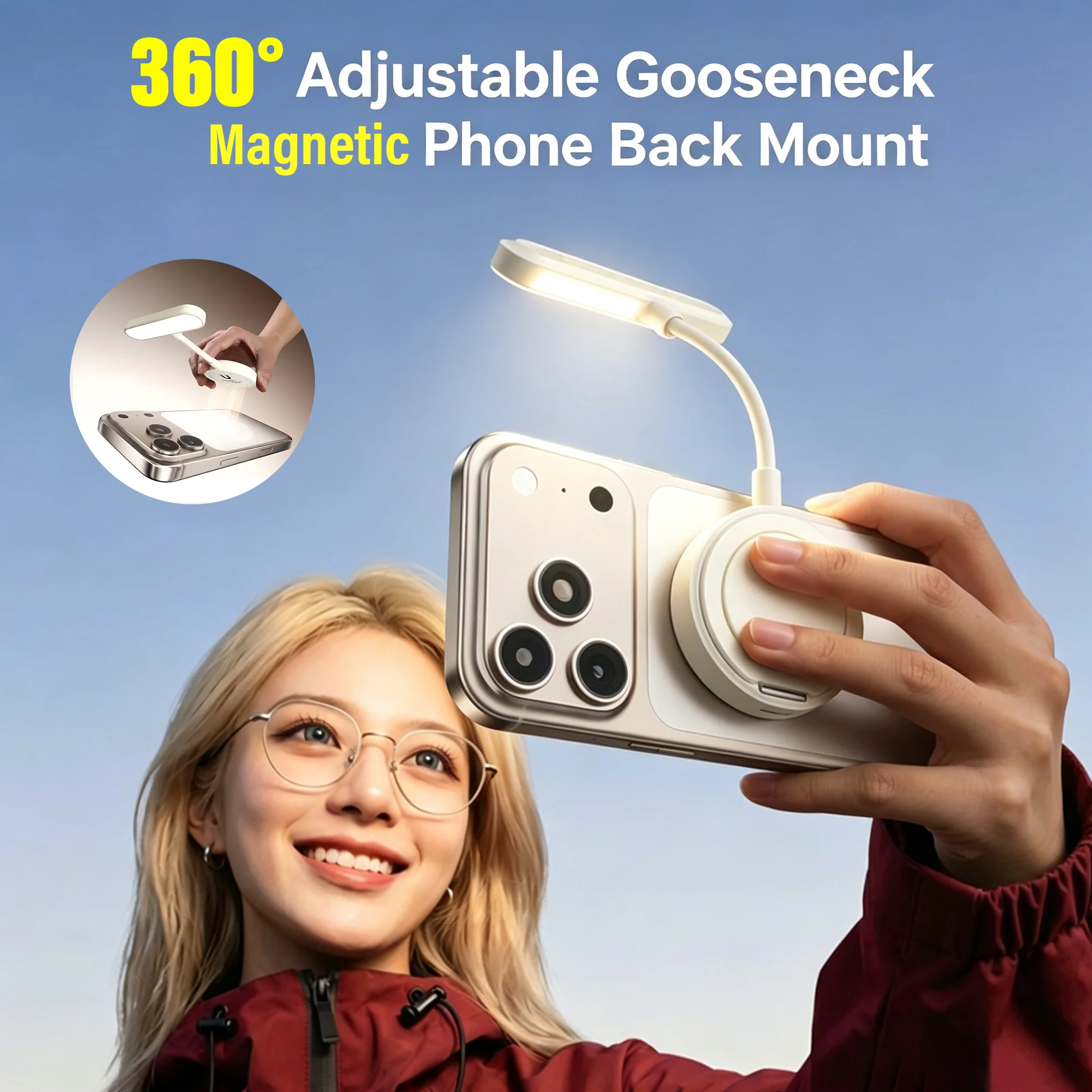 2026 Magnetic Mobile Phone Fil - Photography Mobile Lighting recension och pris