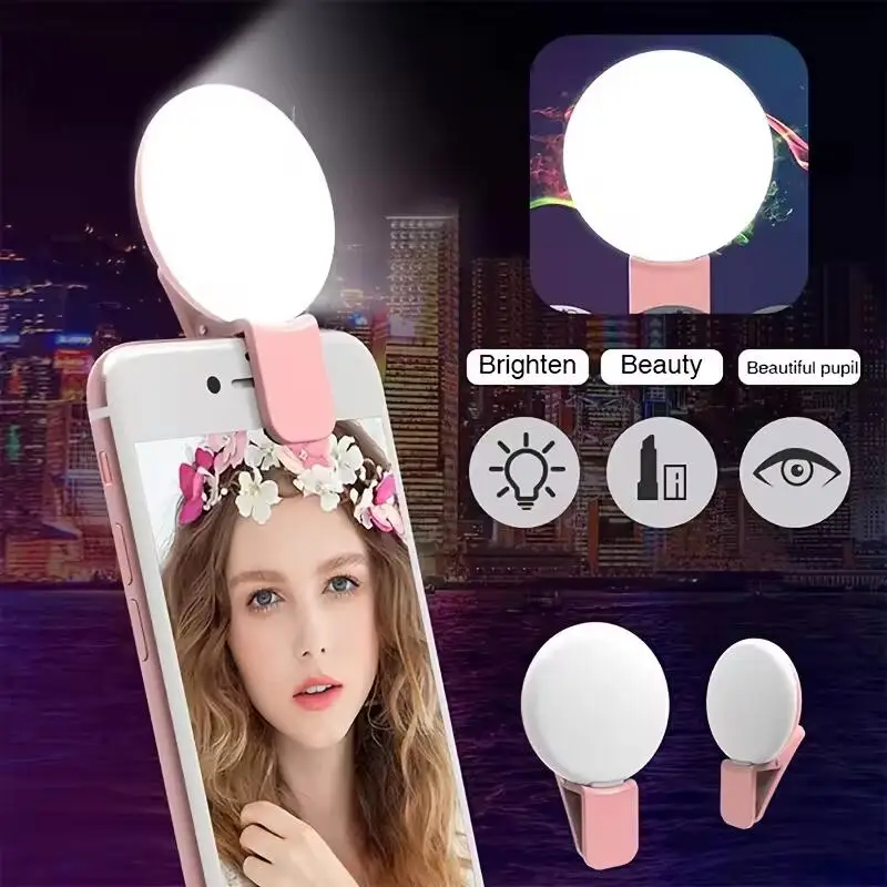 Portable Mini Selfie Ring Ligh - Photography Lighting Description recension och pris
