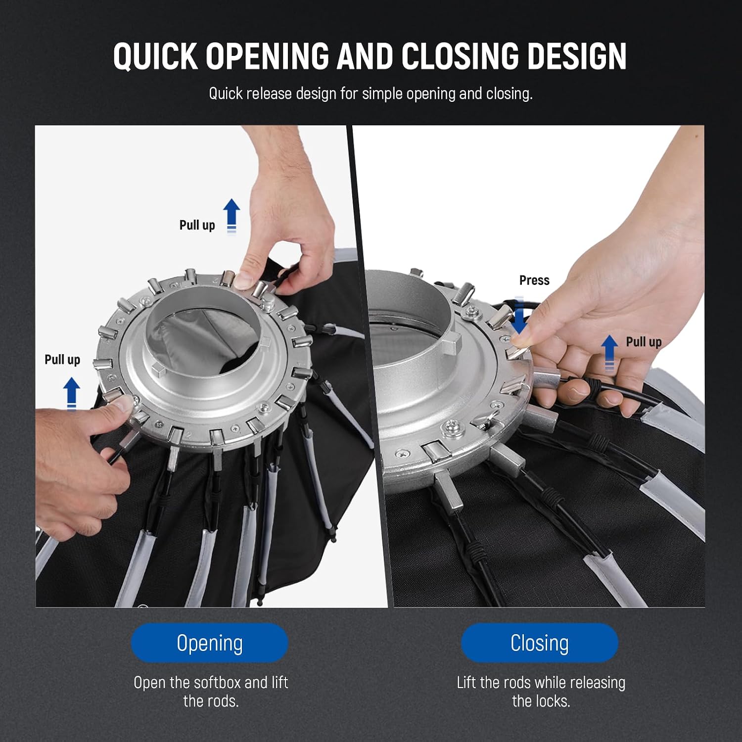Parabolic Softbox with Bowens  - Photography Lighting Meter recension och pris