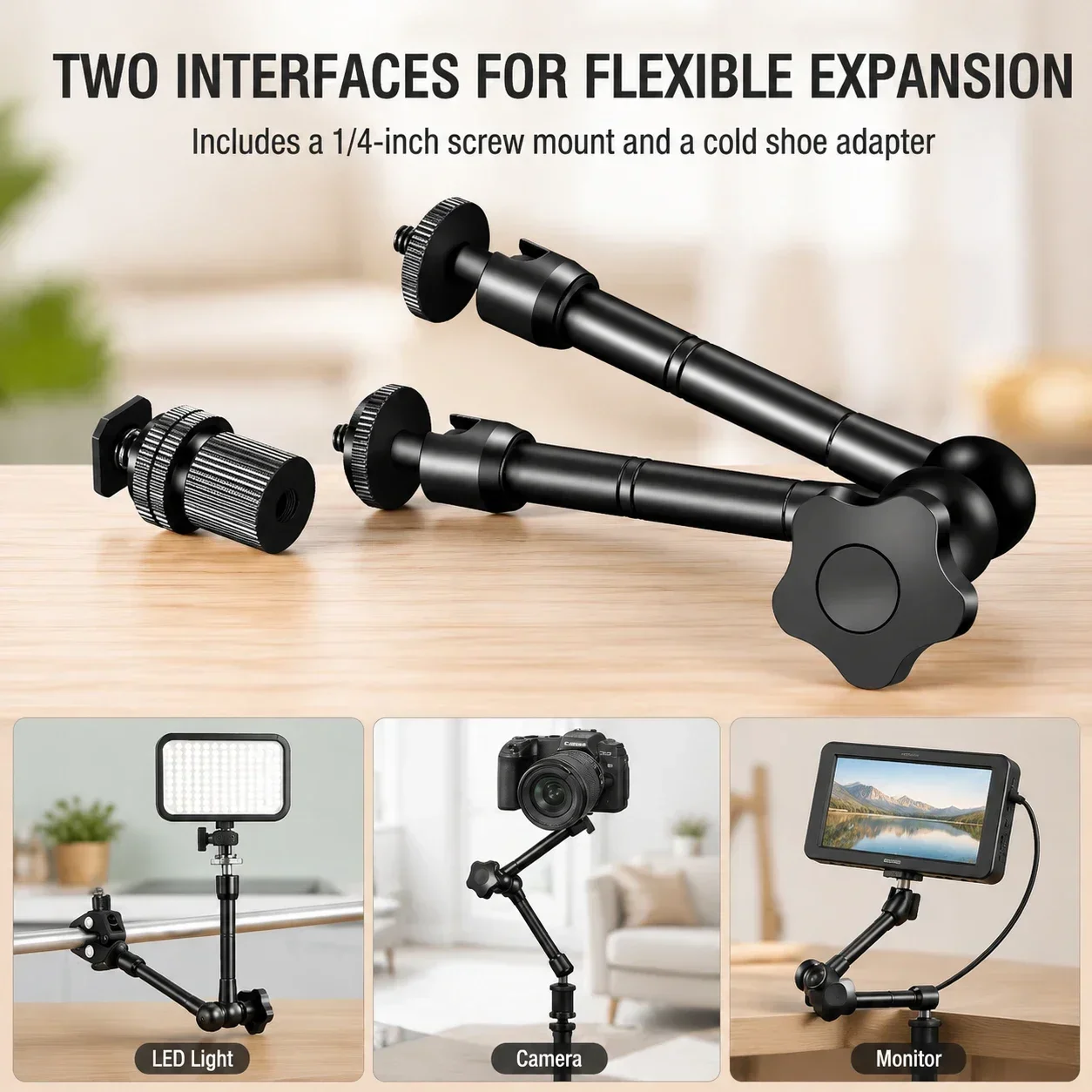 11 inch Magic Arm with Super C - Photography Lighting Description recension och pris