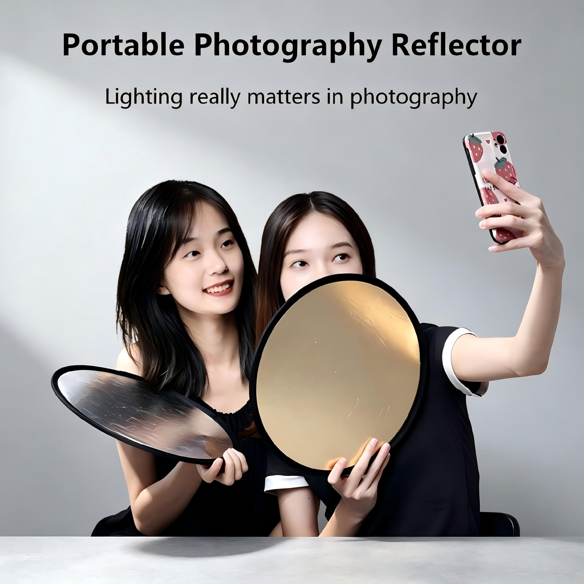 Photography Reflector 2 In 1 L - Photography Lighting Kit Portable recension och pris